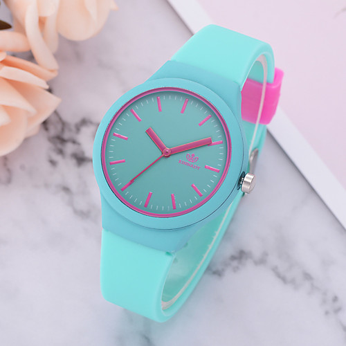 Ladies Quartz Watches Casual Fashion White Blue Green Silicone Chinese Quartz White Black Blue New Design Casual Watch 1 pc Analog One Year Battery Life 
Ladies Quartz Watches Casual Fashion White Blue Green Silicone Chinese Quartz White Black Blue New Design Casual Watch 1 pc Analog One Year Battery Life