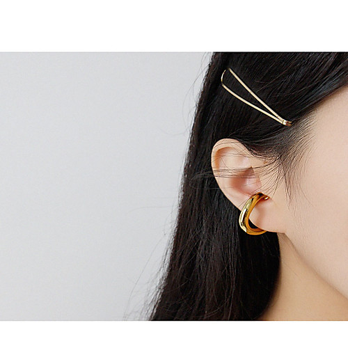Women's Hoop Earrings Earrings Stylish Basic Modern French Earrings Jewelry Gold / Silver For Birthday Gift Vacation Festival
Women's Hoop Earrings Earrings Stylish Basic Modern French Earrings Jewelry Gold / Silver For Birthday Gift Vacation Festival