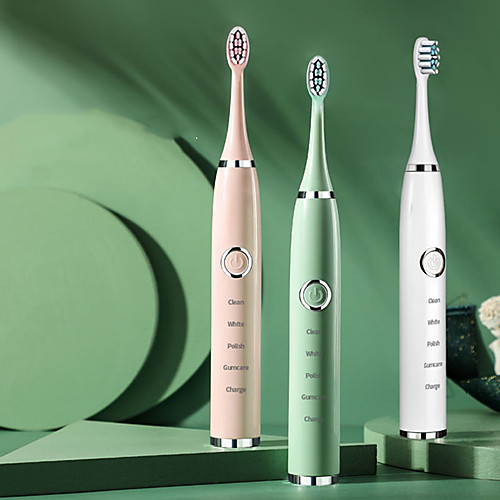 6 Gear Ultrasonic Sonics Electric Toothbrush USB Charge Rechargeable Tooth Brushes Waterproof Electronic Whitening Teeth Brush
6 Gear Ultrasonic Sonics Electric Toothbrush USB Charge Rechargeable Tooth Brushes Waterproof Electronic Whitening Teeth Brush