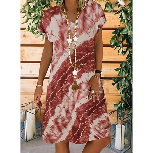 Women's Shift Dress Knee Length Dress - Short Sleeves Print Summer Elegant 2020 Blue Purple Red Green Light Blue S M L XL XXL XXXL XXXXL XXXXXL
Women's Shift Dress Knee Length Dress - Short Sleeves Print Summer Elegant 2020 Blue Purple Red Green Light Blue S M L XL XXL XXXL XXXXL XXXXXL