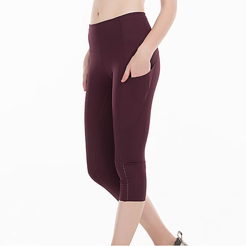 Women's High Waist Yoga Pants Pocket Fashion Black with White Rose Pink / Blue Black Red Dark Purple Running Fitness Gym Workout 3/4 Tights Sport Activewear Breathable Comfort Quick Dry Moisture
Women's High Waist Yoga Pants Pocket Fashion Black with White Rose Pink / Blue Black Red Dark Purple Running Fitness Gym Workout 3/4 Tights Sport Activewear Breathable Comfort Quick Dry Moisture