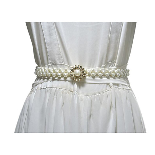 Beads Birthday / Party / Evening Sash With Imitation Pearl / Belt Women's Sashes
Beads Birthday / Party / Evening Sash With Imitation Pearl / Belt Women's Sashes
