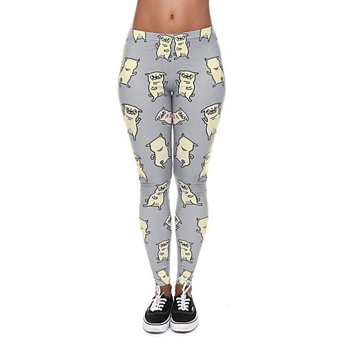 Women's Yoga Pants 3D Print Gray Elastane Yoga Running Fitness Tights Leggings Sport Activewear Quick Dry Tummy Control Butt Lift Moisture Wicking High Elasticity Skinny
Women's Yoga Pants 3D Print Gray Elastane Yoga Running Fitness Tights Leggings Sport Activewear Quick Dry Tummy Control Butt Lift Moisture Wicking High Elasticity Skinny
