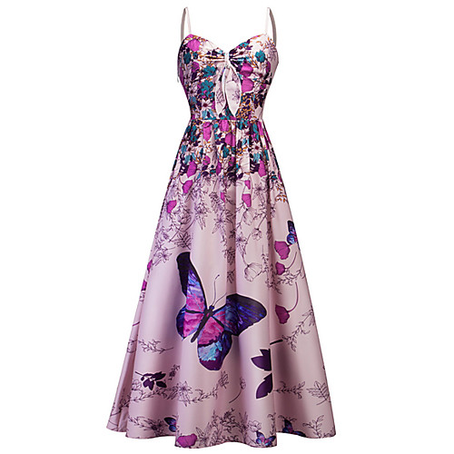 Women's Swing Dress Midi Dress - Sleeveless Animal Summer Street chic 2020 Blue Yellow Blushing Pink S M L XL XXL
Women's Swing Dress Midi Dress - Sleeveless Animal Summer Street chic 2020 Blue Yellow Blushing Pink S M L XL XXL