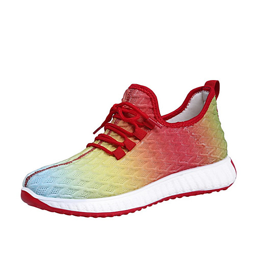 Women's Trainers / Athletic Shoes Spring & Fall / Spring & Summer Flat Heel Round Toe Sporty Casual Daily Outdoor Knit Walking Shoes Red / Green
Women's Trainers / Athletic Shoes Spring & Fall / Spring & Summer Flat Heel Round Toe Sporty Casual Daily Outdoor Knit Walking Shoes Red / Green