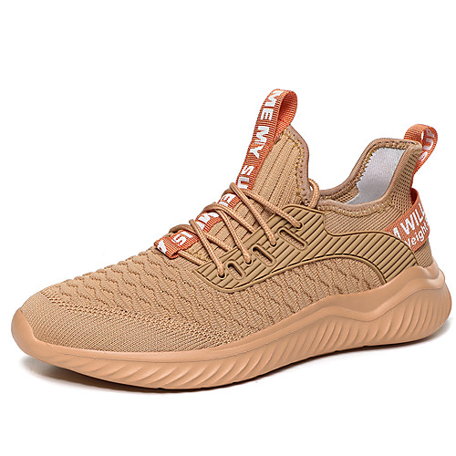 Men's Fall Casual Daily Outdoor Trainers / Athletic Shoes Walking Shoes Tissage Volant Breathable Non-slipping Shock Absorbing White / Black / Khaki Color Block
Men's Fall Casual Daily Outdoor Trainers / Athletic Shoes Walking Shoes Tissage Volant Breathable Non-slipping Shock Absorbing White / Black / Khaki Color Block