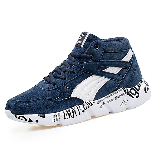 Men's Fall / Spring & Summer Sporty / Casual Daily Outdoor Trainers / Athletic Shoes Running Shoes / Walking Shoes PU Breathable Non-slipping Shock Absorbing Black / Blue Color Block Slogan
Men's Fall / Spring & Summer Sporty / Casual Daily Outdoor Trainers / Athletic Shoes Running Shoes / Walking Shoes PU Breathable Non-slipping Shock Absorbing Black / Blue Color Block Slogan