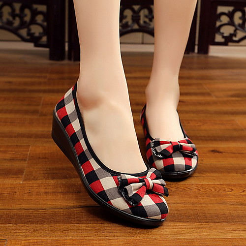 Women's Flats Spring / Fall Flat Heel Round Toe Daily Canvas Black / Red / Green
Women's Flats Spring / Fall Flat Heel Round Toe Daily Canvas Black / Red / Green