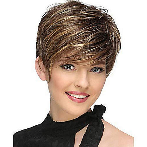 Synthetic Wig Curly Asymmetrical Wig Short sepia Synthetic Hair 6 inch Women's Party Women Brown
Synthetic Wig Curly Asymmetrical Wig Short sepia Synthetic Hair 6 inch Women's Party Women Brown