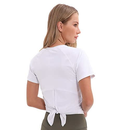 Women's Yoga Top Split Patchwork Fashion White Black Pink Gray Nylon Mesh Running Fitness Gym Workout Tee / T-shirt Top Short Sleeve Sport Activewear Breathable Comfort Quick Dry 4 Way Stretch
Women's Yoga Top Split Patchwork Fashion White Black Pink Gray Nylon Mesh Running Fitness Gym Workout Tee / T-shirt Top Short Sleeve Sport Activewear Breathable Comfort Quick Dry 4 Way Stretch