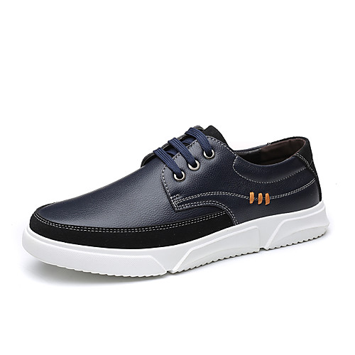 Men's Summer / Fall Classic / Casual Daily Office & Career Sneakers Faux Leather Non-slipping Wear Proof Black / Blue
Men's Summer / Fall Classic / Casual Daily Office & Career Sneakers Faux Leather Non-slipping Wear Proof Black / Blue