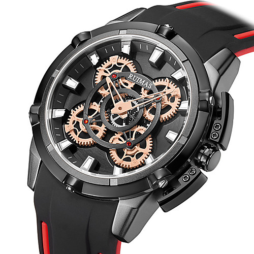 Men's Sport Watch Japanese Quartz Silicone 30 m Water Resistant / Waterproof Day Date Analog Fashion Cool - Black / Silver BlackGloden Black One Year Battery Life
Men's Sport Watch Japanese Quartz Silicone 30 m Water Resistant / Waterproof Day Date Analog Fashion Cool - Black / Silver BlackGloden Black One Year Battery Life