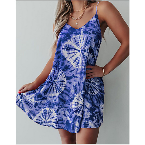 Women's Strap Dress Midi Dress Blue Purple Red Yellow Green Sleeveless Print Tie Dye Summer Elegant Cotton 2021 S M L XL XXL
Women's Strap Dress Midi Dress Blue Purple Red Yellow Green Sleeveless Print Tie Dye Summer Elegant Cotton 2021 S M L XL XXL