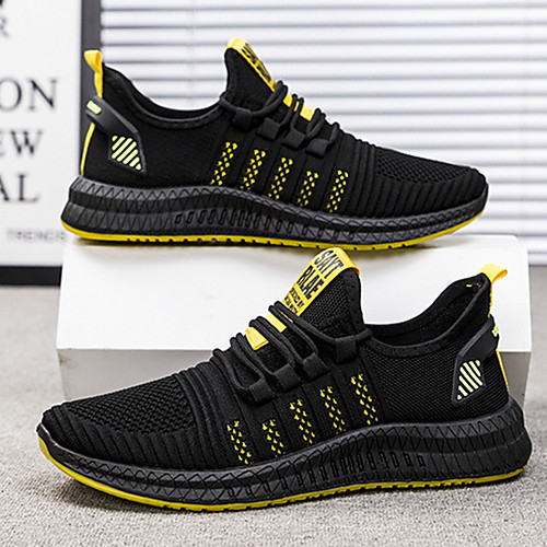 Men's Spring & Summer Casual Daily Trainers / Athletic Shoes Elastic Fabric Black / White / Black / Yellow / Orange / Black
Men's Spring & Summer Casual Daily Trainers / Athletic Shoes Elastic Fabric Black / White / Black / Yellow / Orange / Black
