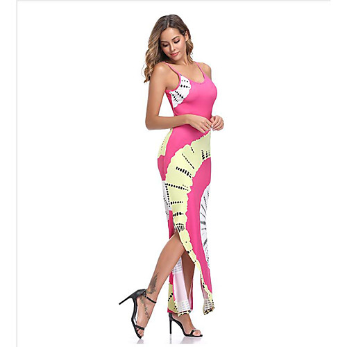 Women's Cheongsam Dress Maxi long Dress - Sleeveless Print Summer Boho Sexy 2020 Fuchsia S M L XL XXL
Women's Cheongsam Dress Maxi long Dress - Sleeveless Print Summer Boho Sexy 2020 Fuchsia S M L XL XXL