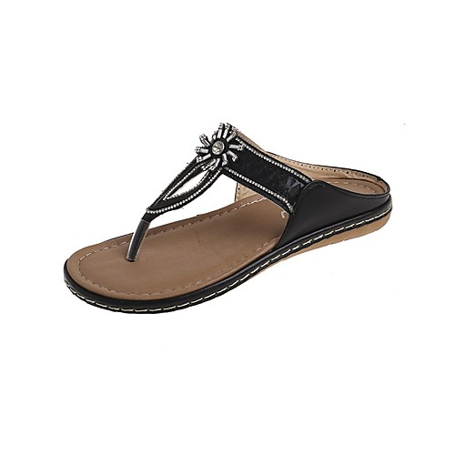 Women's Slippers & Flip-Flops 2020 Spring & Fall / Spring & Summer Flat Heel Open Toe Casual Sweet Daily Beach PU Gold / Black
Women's Slippers & Flip-Flops 2020 Spring & Fall / Spring & Summer Flat Heel Open Toe Casual Sweet Daily Beach PU Gold / Black