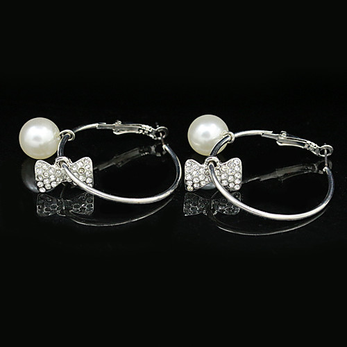 Women's Earrings Holiday Wedding Birthday Romantic Earrings Jewelry Silver For Date Street Festival 1 Pair
Women's Earrings Holiday Wedding Birthday Romantic Earrings Jewelry Silver For Date Street Festival 1 Pair