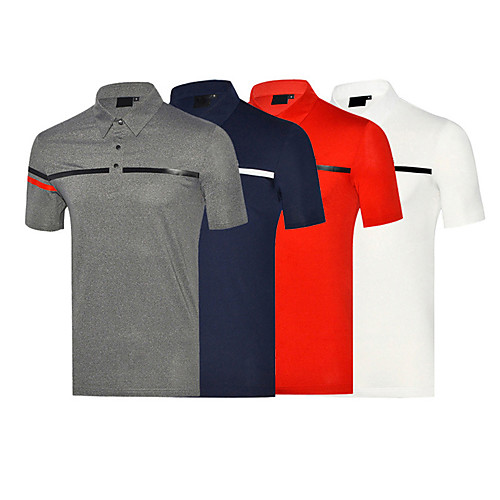 Men's Golf Tee / T-shirt Polos Shirt Solid Color Breathable Fast Dry Soft Autumn / Fall Spring Outdoor / Cotton / Micro-elastic
Men's Golf Tee / T-shirt Polos Shirt Solid Color Breathable Fast Dry Soft Autumn / Fall Spring Outdoor / Cotton / Micro-elastic