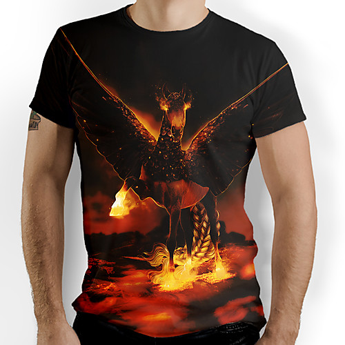 Men's T shirt Graphic Animal Short Sleeve Daily Tops Basic Elegant Black
Men's T shirt Graphic Animal Short Sleeve Daily Tops Basic Elegant Black