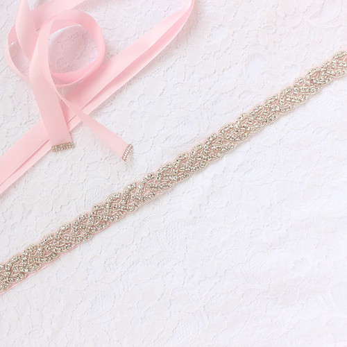Satin / Tulle Wedding / Party / Evening Sash With Imitation Pearl / Belt / Appliques Women's Sashes
Satin / Tulle Wedding / Party / Evening Sash With Imitation Pearl / Belt / Appliques Women's Sashes