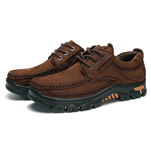 Men's Spring & Summer Sporty Athletic Trainers / Athletic Shoes Walking Shoes Cowhide / PU Non-slipping Light Brown / Dark Brown / Black
Men's Spring & Summer Sporty Athletic Trainers / Athletic Shoes Walking Shoes Cowhide / PU Non-slipping Light Brown / Dark Brown / Black