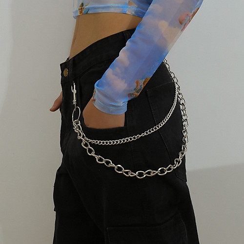 Body Chain Basic Punk Casual / Sporty Unisex Body Jewelry For Gift Street Geometrical Iron Silver 1 pc
Body Chain Basic Punk Casual / Sporty Unisex Body Jewelry For Gift Street Geometrical Iron Silver 1 pc