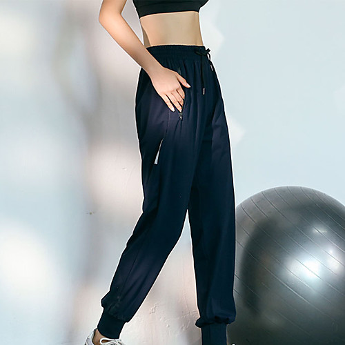Women's High Waist Yoga Pants Pocket Solid Color Black Dark Blue Elastane Yoga Running Pilates Bottoms Sport Activewear Comfy Breathable Quick Dry Moisture Wicking Micro-elastic Loose
Women's High Waist Yoga Pants Pocket Solid Color Black Dark Blue Elastane Yoga Running Pilates Bottoms Sport Activewear Comfy Breathable Quick Dry Moisture Wicking Micro-elastic Loose