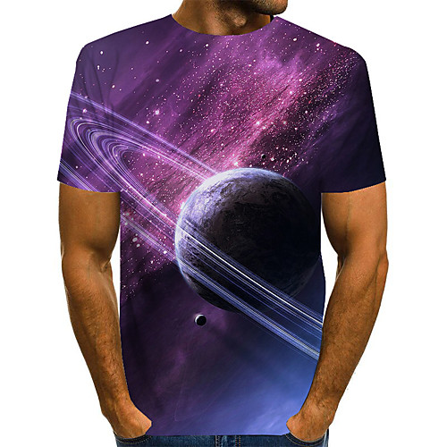 Men's 3D T-shirt Basic Exaggerated Daily Round Neck Blue / Purple / Yellow / Green / Short Sleeve
Men's 3D T-shirt Basic Exaggerated Daily Round Neck Blue / Purple / Yellow / Green / Short Sleeve