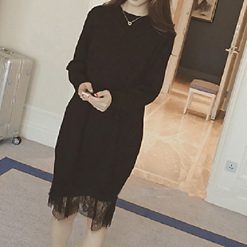 Women's A Line Dress - Long Sleeve Solid Color Summer Fall Casual Holiday Going out Slim 2020 Black M L XL XXL XXXL
Women's A Line Dress - Long Sleeve Solid Color Summer Fall Casual Holiday Going out Slim 2020 Black M L XL XXL XXXL