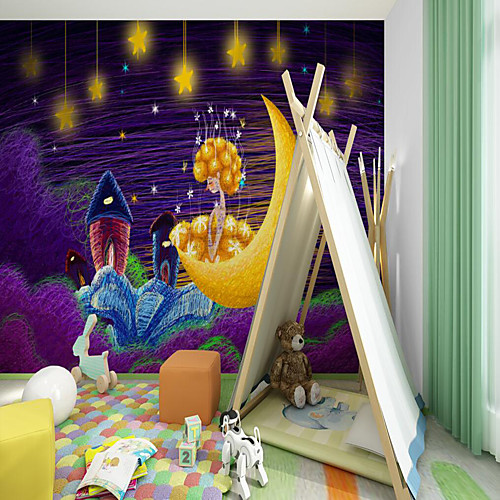 Art Deco Landscape Home Decoration Modern Wall Covering Custom Self-adhesive Mural Wallpaper Moon Baby Children Cartoon Style Suitable For Bedroom
Art Deco Landscape Home Decoration Modern Wall Covering Custom Self-adhesive Mural Wallpaper Moon Baby Children Cartoon Style Suitable For Bedroom