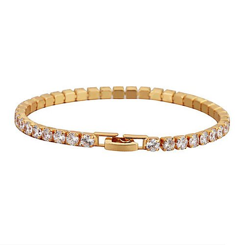 Women's Tennis Bracelet Tennis Chain Blessed Sweet Cute Rhinestone Bracelet Jewelry Gold For Party Gift School Club
Women's Tennis Bracelet Tennis Chain Blessed Sweet Cute Rhinestone Bracelet Jewelry Gold For Party Gift School Club