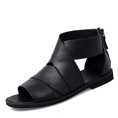 Men's Sandals Casual Classic Daily Outdoor Cowhide Breathable Non-slipping Wear Proof Black Spring Summer
Men's Sandals Casual Classic Daily Outdoor Cowhide Breathable Non-slipping Wear Proof Black Spring Summer
