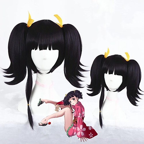Cosplay Wig Mumei Koutetsujou no Kabaneri Straight Cosplay Halloween With 2 Ponytails With Bangs Wig Medium Length Dark Purple Synthetic Hair 20 inch Women's Anime Cute Cosplay Purple
Cosplay Wig Mumei Koutetsujou no Kabaneri Straight Cosplay Halloween With 2 Ponytails With Bangs Wig Medium Length Dark Purple Synthetic Hair 20 inch Women's Anime Cute Cosplay Purple