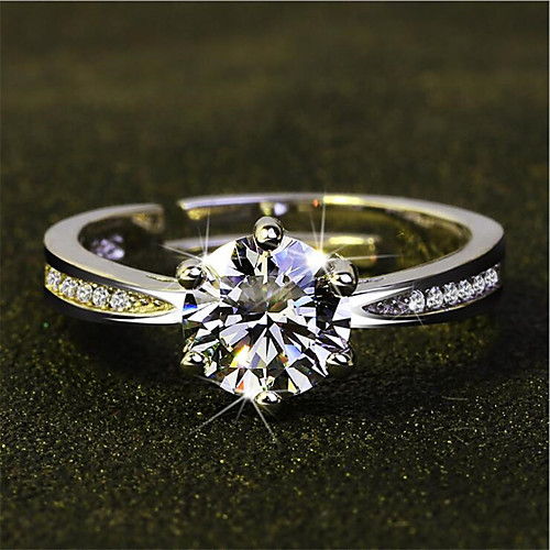 Women's Ring Synthetic Tanzanite 1pc White Copper Gold Plated Imitation Diamond Round Stylish Gift Festival Jewelry Classic Flower
Women's Ring Synthetic Tanzanite 1pc White Copper Gold Plated Imitation Diamond Round Stylish Gift Festival Jewelry Classic Flower