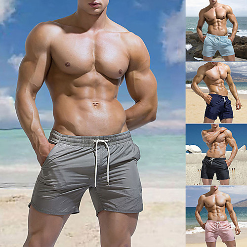 Men's Swim Shorts Swim Trunks Bottoms Quick Dry Breathable Drawstring - Swimming Beach Water Sports Solid Colored Summer / Micro-elastic
Men's Swim Shorts Swim Trunks Bottoms Quick Dry Breathable Drawstring - Swimming Beach Water Sports Solid Colored Summer / Micro-elastic