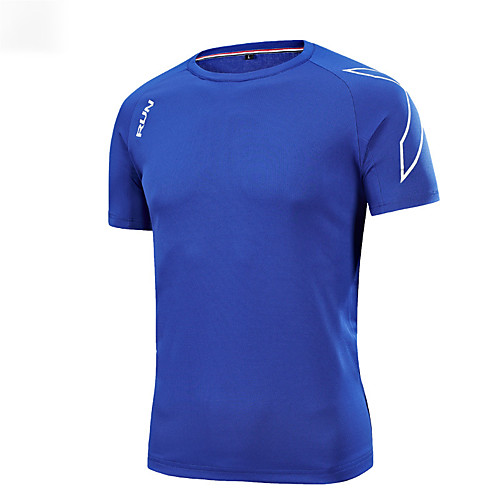 Men's Short Sleeve Running Shirt Reflective Strip Tee Tshirt Summer Quick Dry Breathable Soft Fitness Gym Workout Running Walking Jogging Sportswear Black Blue Gray Activewear Stretchy
Men's Short Sleeve Running Shirt Reflective Strip Tee Tshirt Summer Quick Dry Breathable Soft Fitness Gym Workout Running Walking Jogging Sportswear Black Blue Gray Activewear Stretchy