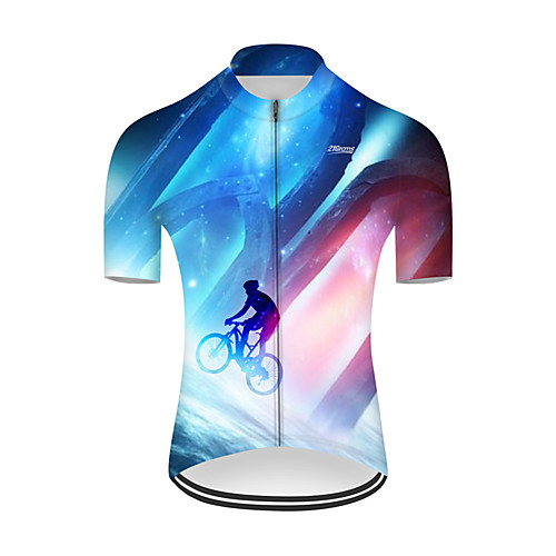 21Grams Men's Short Sleeve Cycling Jersey RedBlue Bike Top Mountain Bike MTB Road Bike Cycling Breathable Sports Clothing Apparel / Micro-elastic
21Grams Men's Short Sleeve Cycling Jersey RedBlue Bike Top Mountain Bike MTB Road Bike Cycling Breathable Sports Clothing Apparel / Micro-elastic