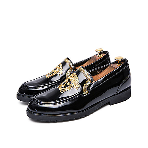Men's Summer / Fall Classic / Casual Daily Office & Career Loafers & Slip-Ons Faux Leather Non-slipping Wear Proof Black / Gold
Men's Summer / Fall Classic / Casual Daily Office & Career Loafers & Slip-Ons Faux Leather Non-slipping Wear Proof Black / Gold