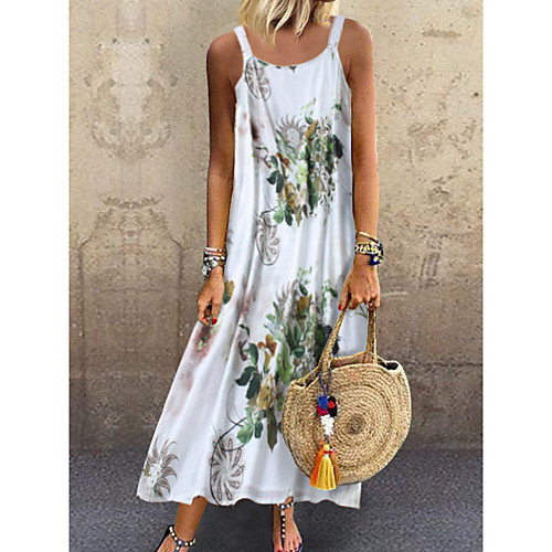 Women's Shift Dress Midi Dress - Sleeveless Floral Print Summer Casual Daily 2020 Blushing Pink Green M L XL XXL XXXL XXXXL XXXXXL
Women's Shift Dress Midi Dress - Sleeveless Floral Print Summer Casual Daily 2020 Blushing Pink Green M L XL XXL XXXL XXXXL XXXXXL