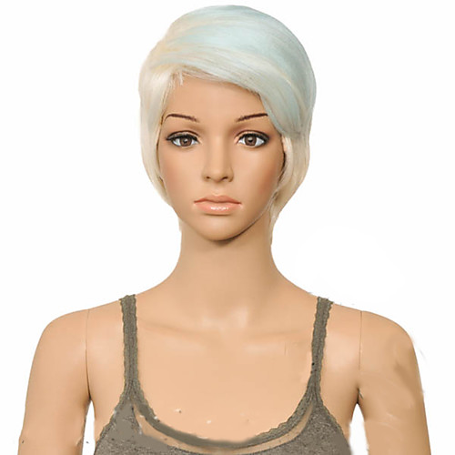 Synthetic Wig Straight Layered Haircut Wig Short Blue Synthetic Hair 10 inch Women's Women Synthetic Sexy Lady Mixed Color hairjoy
Synthetic Wig Straight Layered Haircut Wig Short Blue Synthetic Hair 10 inch Women's Women Synthetic Sexy Lady Mixed Color hairjoy