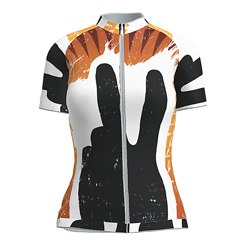 21Grams Women's Short Sleeve Cycling Jersey Nylon BlackWhite Novelty Funny Bike Jersey Top Mountain Bike MTB Road Bike Cycling Quick Dry Breathable Sports Clothing Apparel / Micro-elastic
21Grams Women's Short Sleeve Cycling Jersey Nylon BlackWhite Novelty Funny Bike Jersey Top Mountain Bike MTB Road Bike Cycling Quick Dry Breathable Sports Clothing Apparel / Micro-elastic