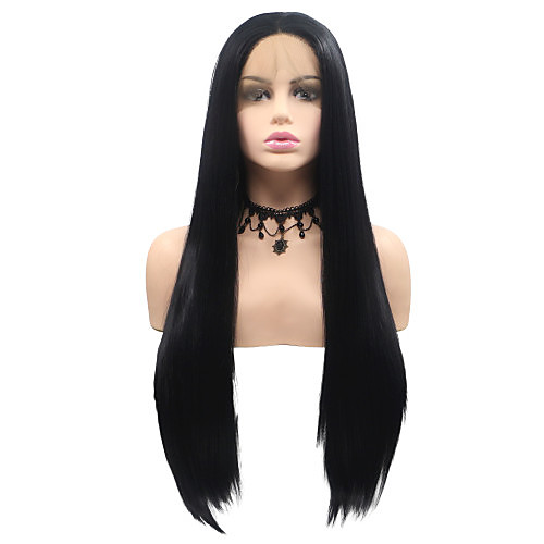 Synthetic Lace Front Wig Matte Layered Haircut Lace Front Wig Medium Length Black#1B Synthetic Hair 22-26 inch Women's Party Classic Women Black Sylvia
Synthetic Lace Front Wig Matte Layered Haircut Lace Front Wig Medium Length Black#1B Synthetic Hair 22-26 inch Women's Party Classic Women Black Sylvia