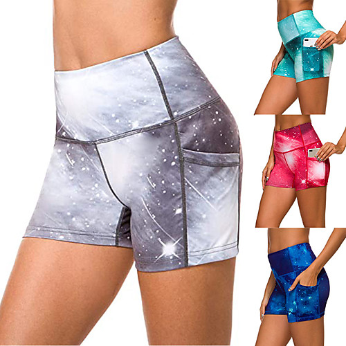 Women's High Waist Yoga Shorts Pocket Galaxy Star Print Red Green Blue Gray Elastane Yoga Running Fitness Shorts Sport Activewear Breathable Tummy Control Butt Lift Soft High Elasticity
Women's High Waist Yoga Shorts Pocket Galaxy Star Print Red Green Blue Gray Elastane Yoga Running Fitness Shorts Sport Activewear Breathable Tummy Control Butt Lift Soft High Elasticity