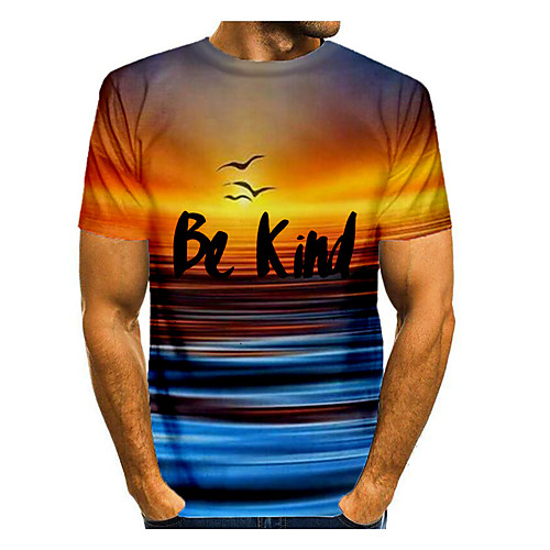 Men's T shirt Graphic Scenery Letter Print Short Sleeve Daily Tops Basic Brown
Men's T shirt Graphic Scenery Letter Print Short Sleeve Daily Tops Basic Brown