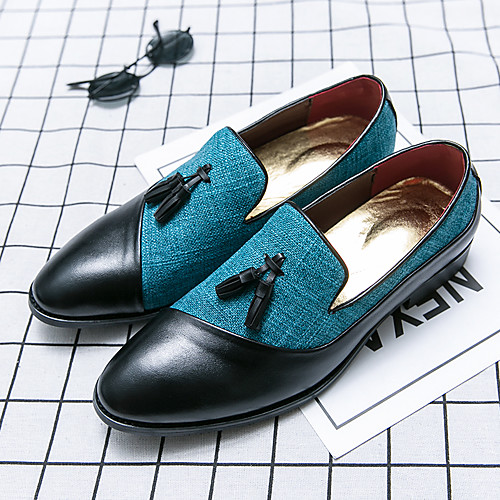 Men's Fall Casual Daily Loafers & Slip-Ons Walking Shoes Pigskin Breathable Non-slipping Wear Proof Blue / Gray
Men's Fall Casual Daily Loafers & Slip-Ons Walking Shoes Pigskin Breathable Non-slipping Wear Proof Blue / Gray