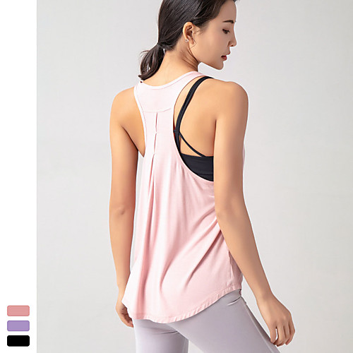Women's Tank Top Fashion Black Purple Pink Yoga Running Fitness Top Sport Activewear Breathable Quick Dry Comfortable Stretchy
Women's Tank Top Fashion Black Purple Pink Yoga Running Fitness Top Sport Activewear Breathable Quick Dry Comfortable Stretchy