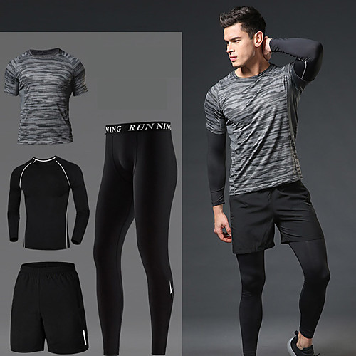 Men's Tracksuit Activewear Set Workout Outfits Athletic Athleisure 4pcs Winter Elastane Reflective Breathable Quick Dry Fitness Gym Workout Running Active Training Jogging Sportswear Outfit Set
Men's Tracksuit Activewear Set Workout Outfits Athletic Athleisure 4pcs Winter Elastane Reflective Breathable Quick Dry Fitness Gym Workout Running Active Training Jogging Sportswear Outfit Set