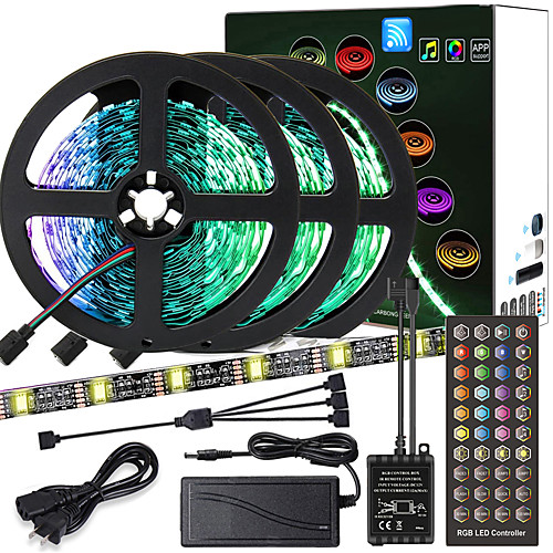 High-Quality Black PCB 15M(3x5M) Music Timing Synchronous Control Flexible Light Bar 5050 RGB IR 40 Key Controller with12V 6A Adapter Kit
High-Quality Black PCB 15M(3x5M) Music Timing Synchronous Control Flexible Light Bar 5050 RGB IR 40 Key Controller with12V 6A Adapter Kit