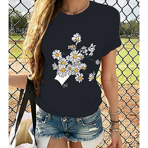 Women's Tops Graphic 3D Print T-shirt - Print Round Neck Basic Daily Spring Summer Rainbow XS S M L XL 2XL 3XL 4XL 5XL 6XL
Women's Tops Graphic 3D Print T-shirt - Print Round Neck Basic Daily Spring Summer Rainbow XS S M L XL 2XL 3XL 4XL 5XL 6XL