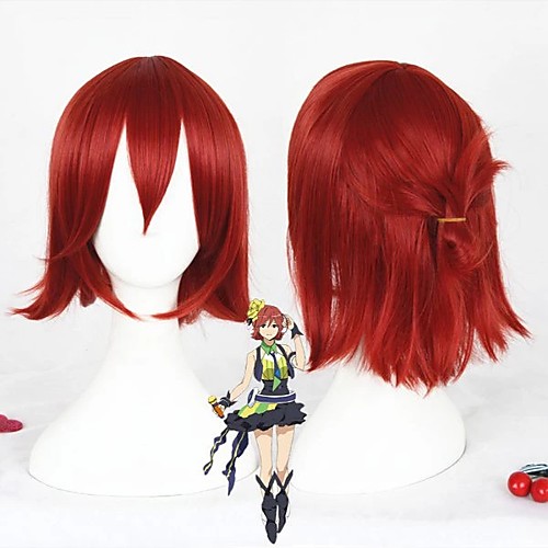 Cosplay Wig Kaname Buccaneer Macross Delta Straight Cosplay Halloween With Bangs Wig Short Red Synthetic Hair 14 inch Women's Anime Fashionable Design Cosplay Red
Cosplay Wig Kaname Buccaneer Macross Delta Straight Cosplay Halloween With Bangs Wig Short Red Synthetic Hair 14 inch Women's Anime Fashionable Design Cosplay Red